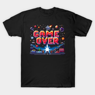 Game Over - 80s retro gaming C64 style T-Shirt